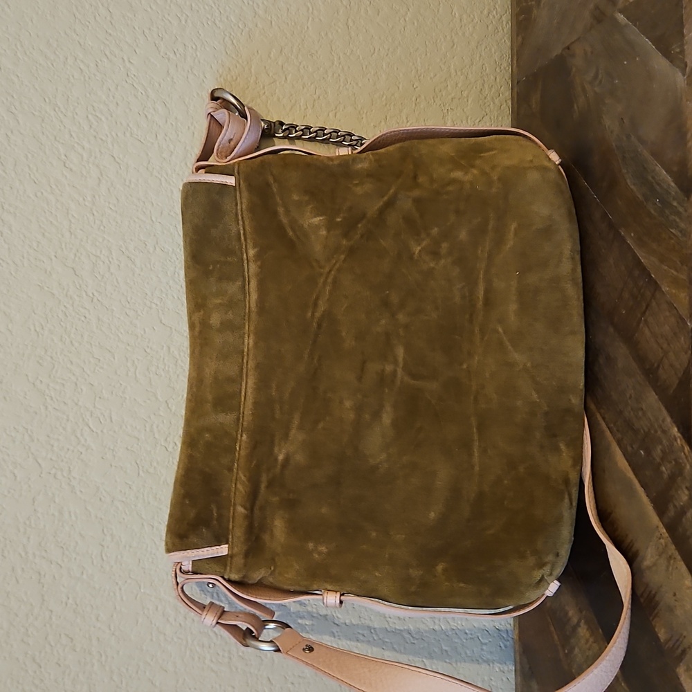 Juicy Couture Olive and Pink Crossbody Bag Messenger Bag - Picture 8 of 16